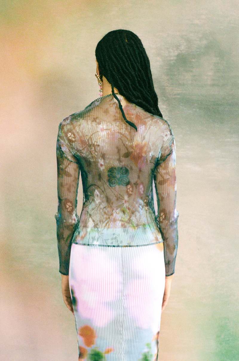 Julia Heuer Lee Top - Transparent Frances