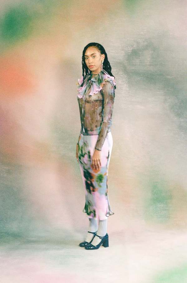 Julia Heuer Lee Top - Transparent Frances