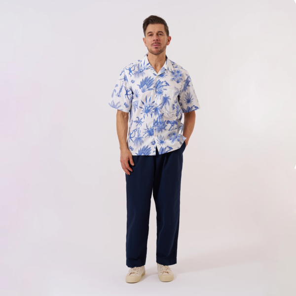 Universal Works Jungle Toilet Poplin Camp Shirt
