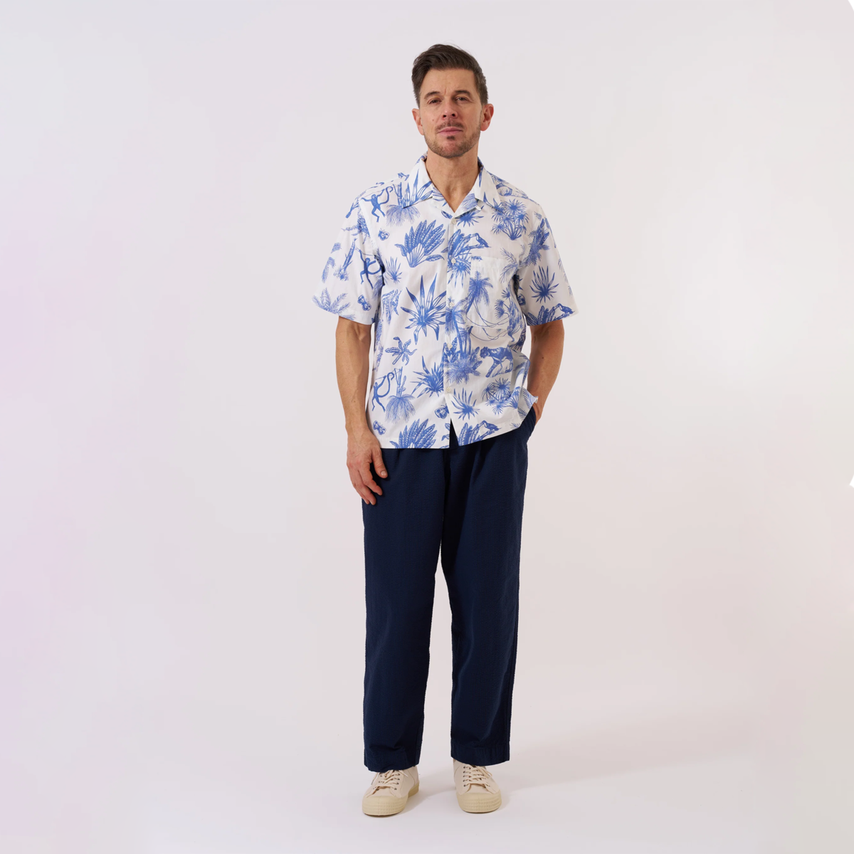 Universal Works Jungle Toilet Poplin Camp Shirt - Image 3 of 3