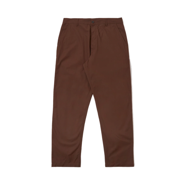 Universal Works Peached Poplin Military Chino - Brown Universal Works Peached Poplin Military Chino - Brown