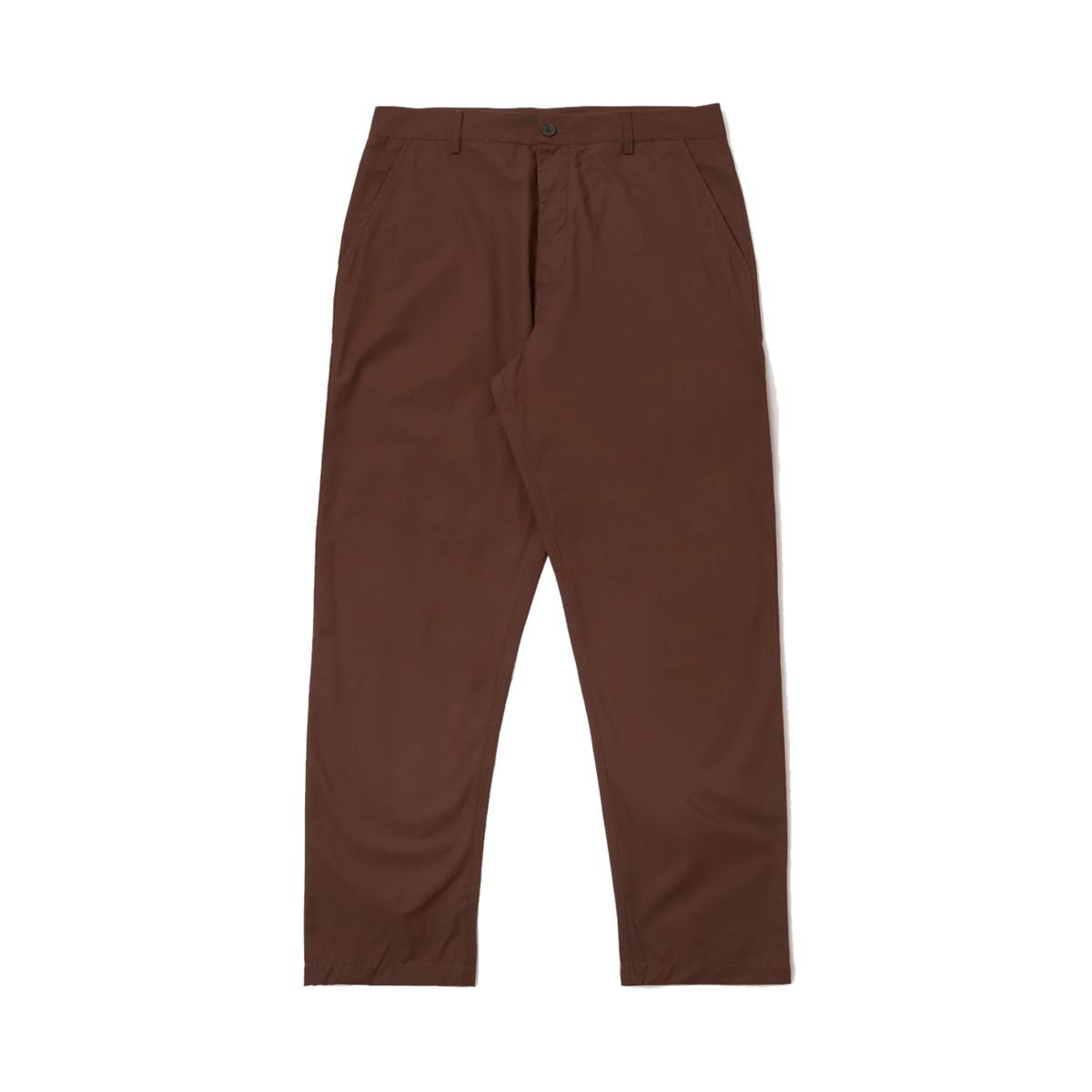 Universal Works Peached Poplin Military Chino - Brown - Image 1 of 3
