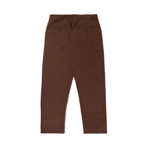 Universal Works Peached Poplin Military Chino - Brown