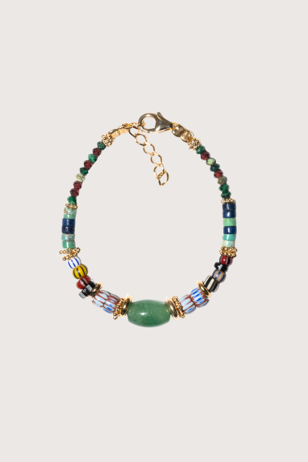Gachon Pothier Pia Agate Green Bracelet