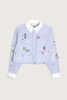 Sea NY Claira Embroidered Button Down Shirt - Blue - Thumbnail 1