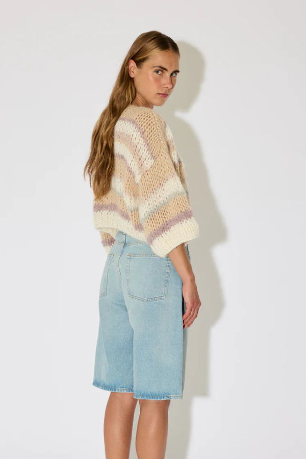 Maiami Alpaca Short Sleeve Bomber