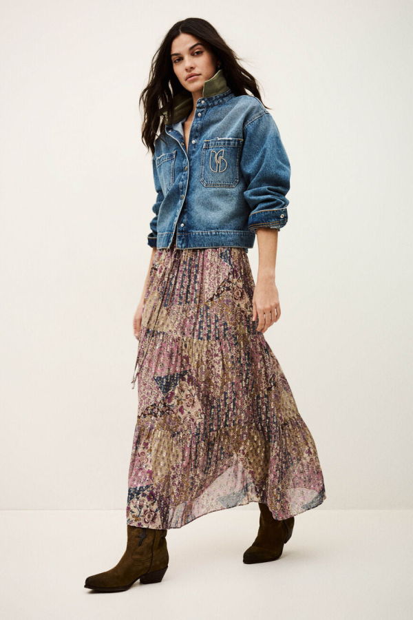 Ba&sh Pitsy Maxi Skirt