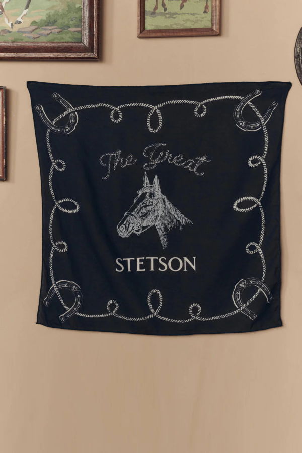 The Great. Stetson Western Bandana - Navy