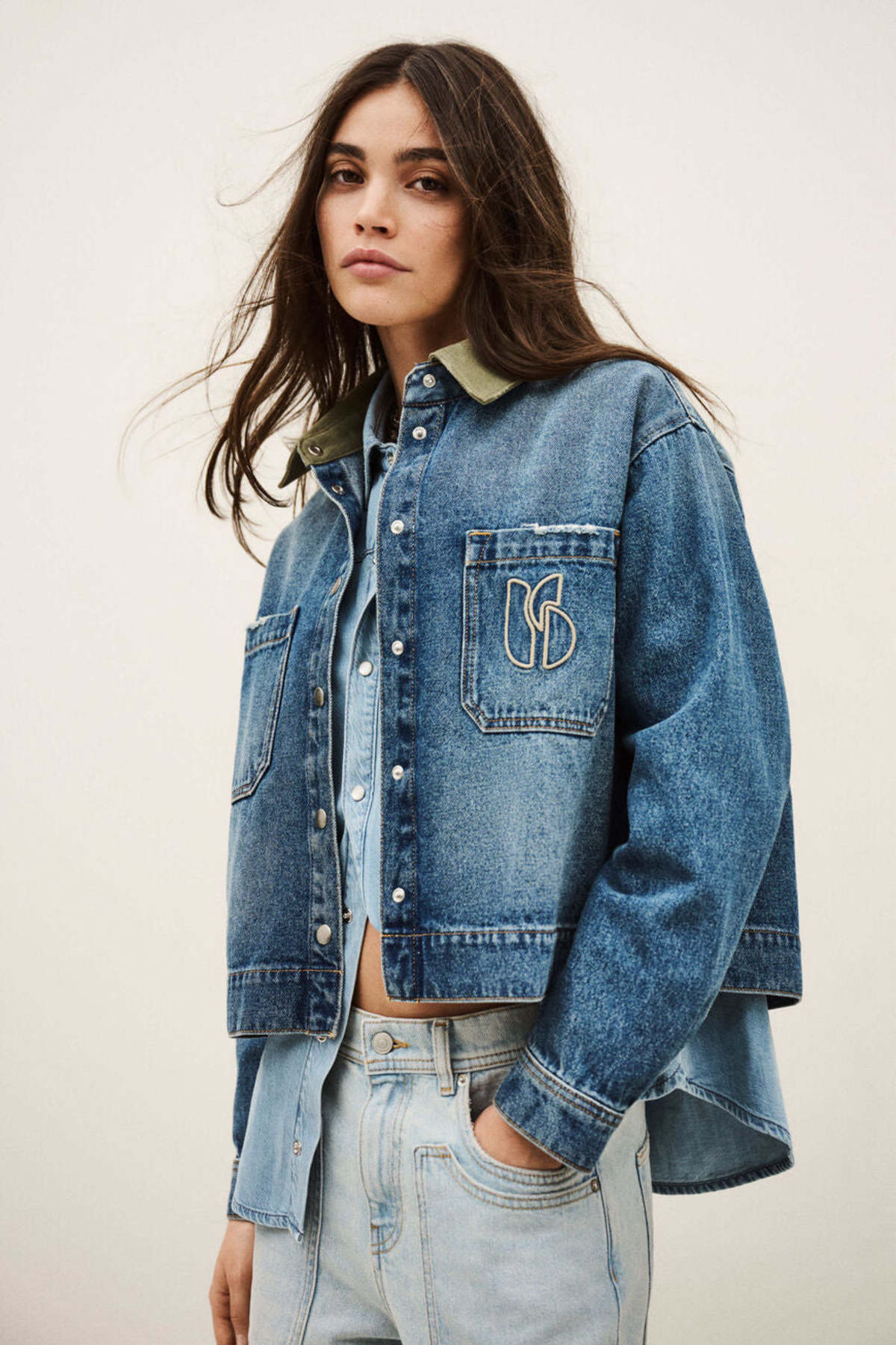 Ba&sh Vigilio Denim Jacket - Image 1 of 7