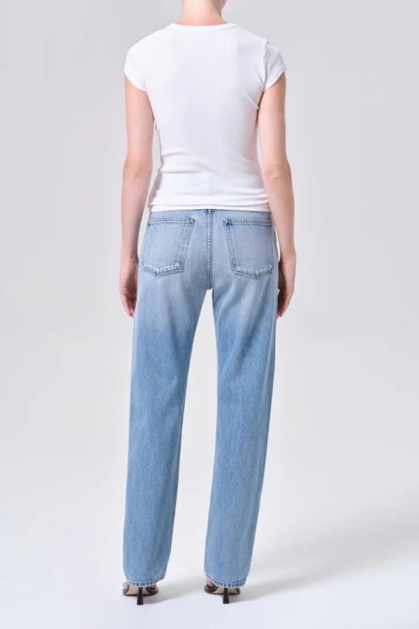 AGOLDE 90's Mid Rise Straight Jean (32") - Stream