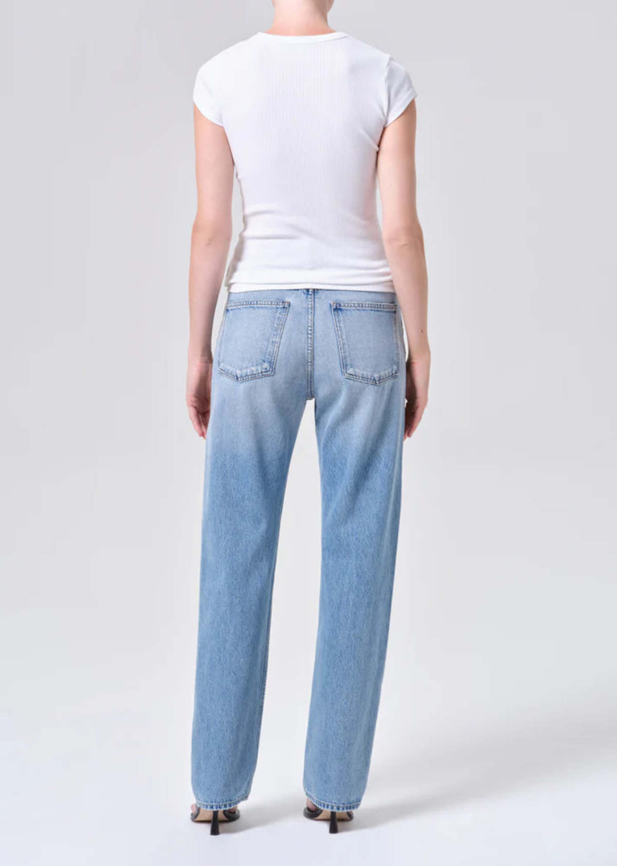 AGOLDE 90's Mid Rise Straight Jean (32") - Stream - Image 2 of 2