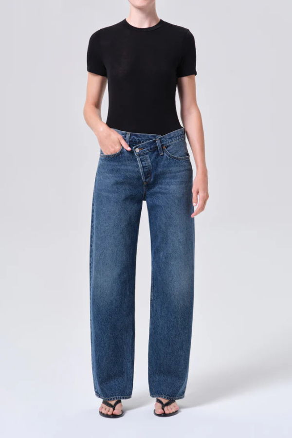 AGOLDE Arc Criss Cross Jean (Weightless)
