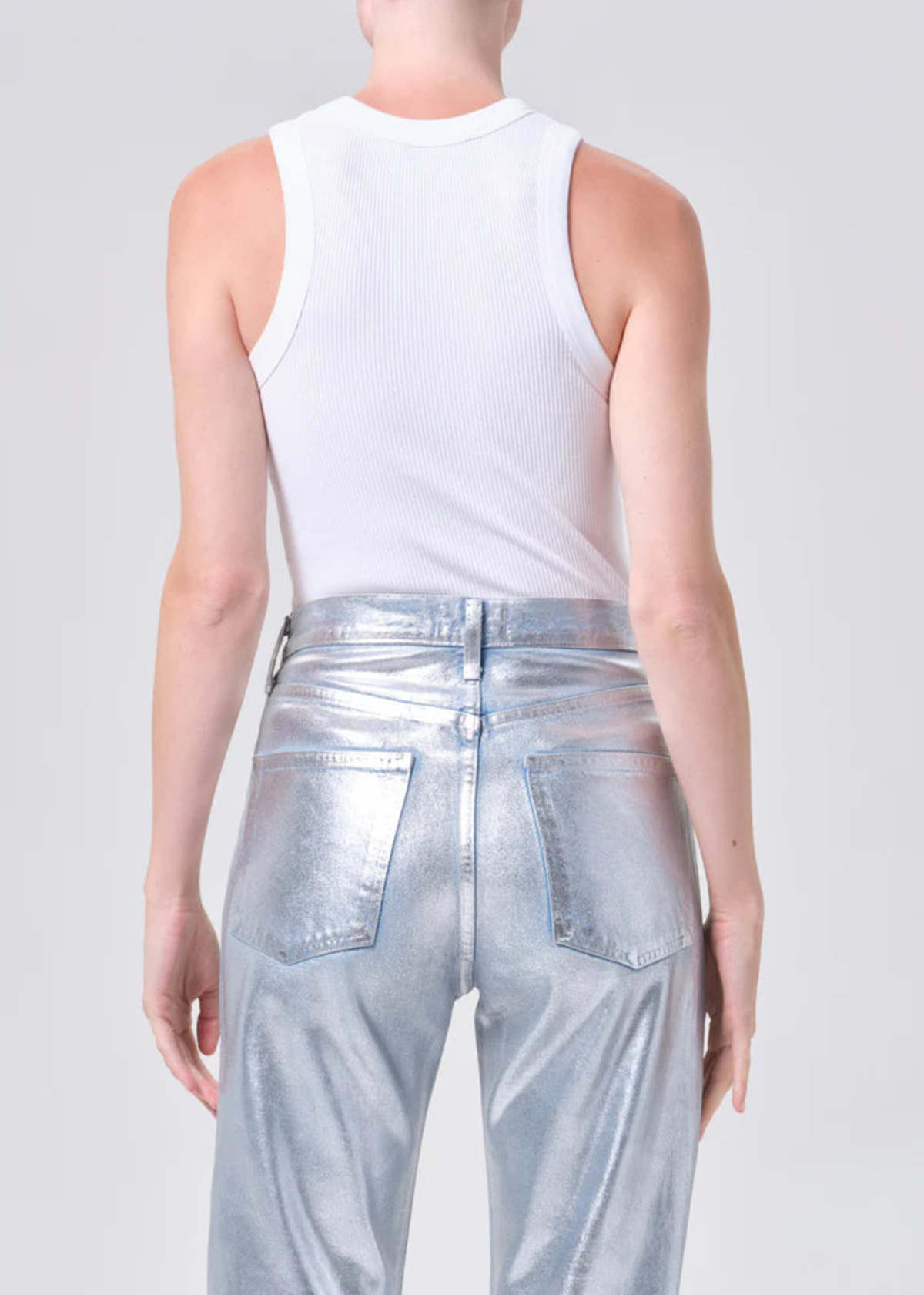 AGOLDE Leigh Tank - White - Image 2 of 2