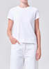 AGOLDE Long Line Adine Tee - White - Thumbnail 1