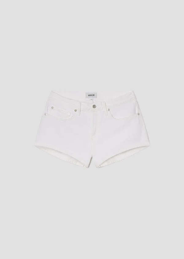 AGOLDE Low Rise Parker Short - Marshmellow