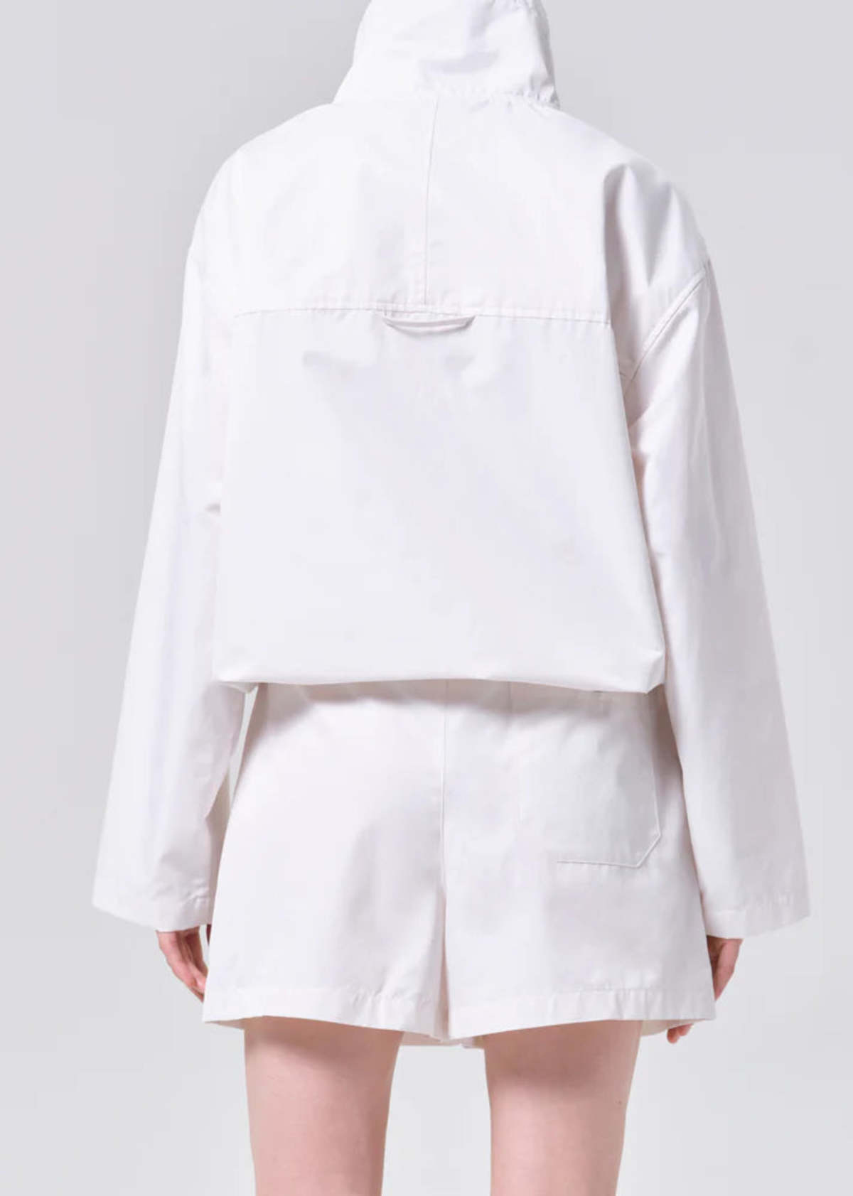AGOLDE Lydia Nylon Popover Anorak - Chalk White - Image 2 of 2