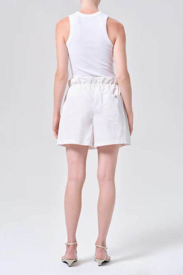 AGOLDE Lydia Short - Chalk White