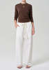 Citizens of Humanity Aurora Pull-On Pant - Cream - Thumbnail 1