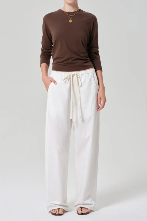 Citizens of Humanity Aurora Pull-On Pant - Cream