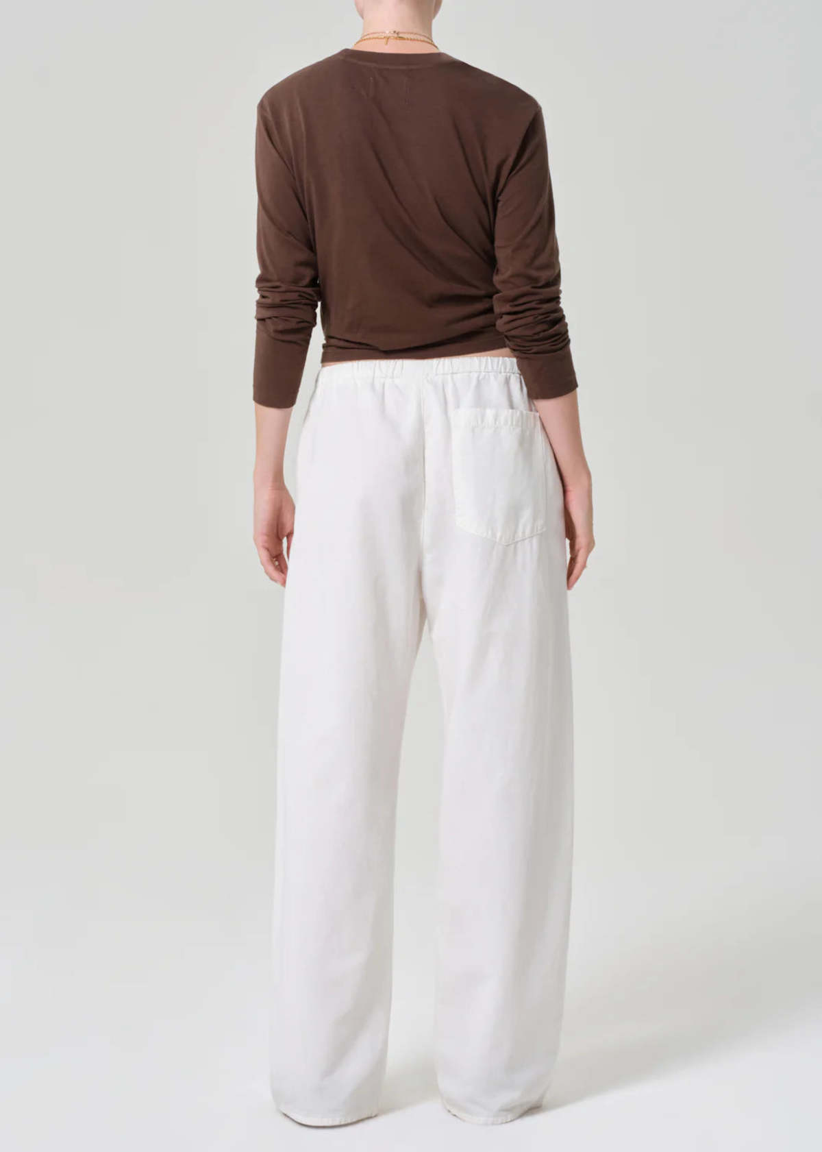 Citizens of Humanity Aurora Pull-On Pant - Cream - Image 2 of 3
