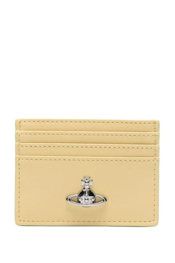 Vivienne Westwood Orb Business Card Wallet - Pastel Yellow