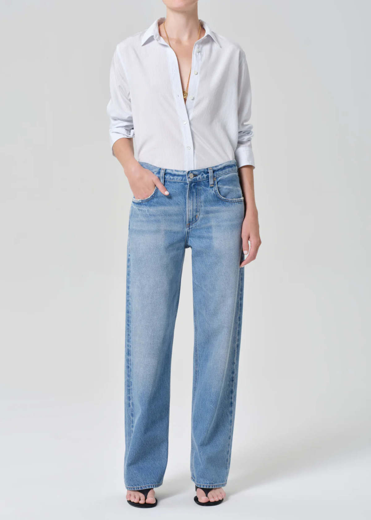 Citizens of Humanity Lindz Easy Straight Jeans - Image 1 of 2