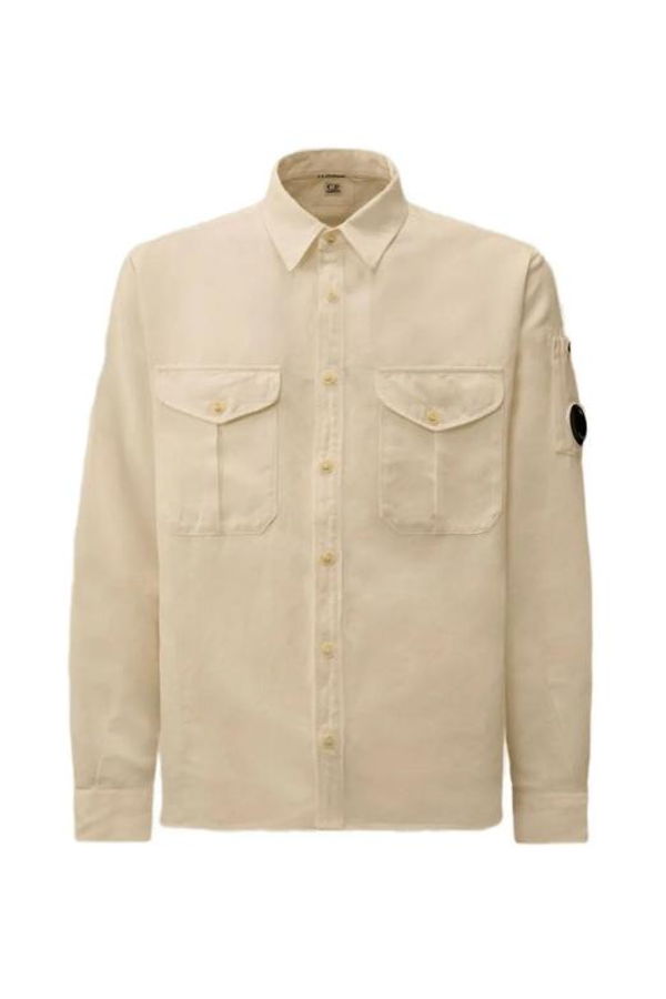 C.P. Company Long Top - Gauze White