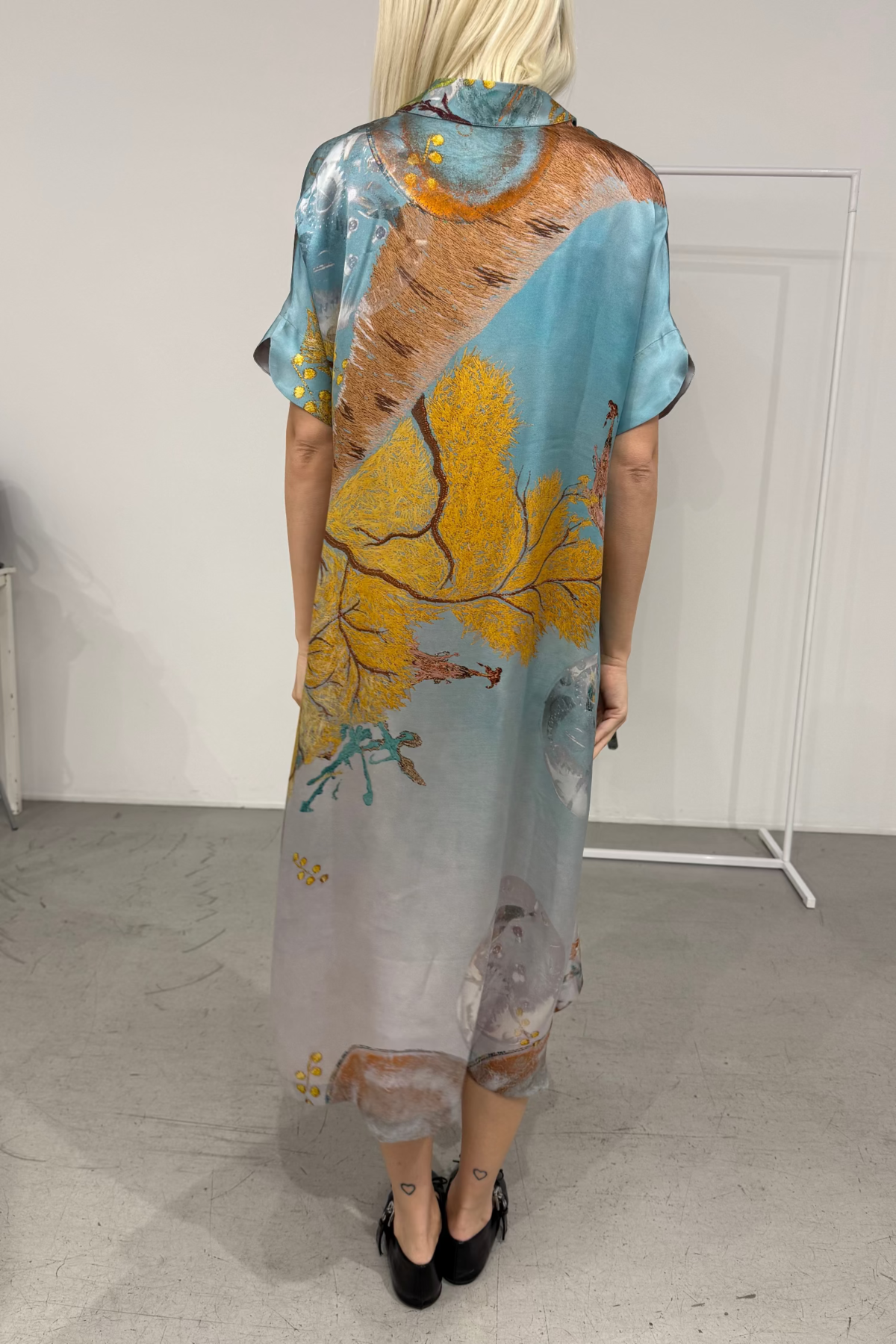 BOKJA Hirmaya Blue Tent Dress - Image 3 of 3