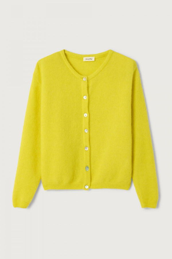 American Vintage Vito Cardigan - Banana