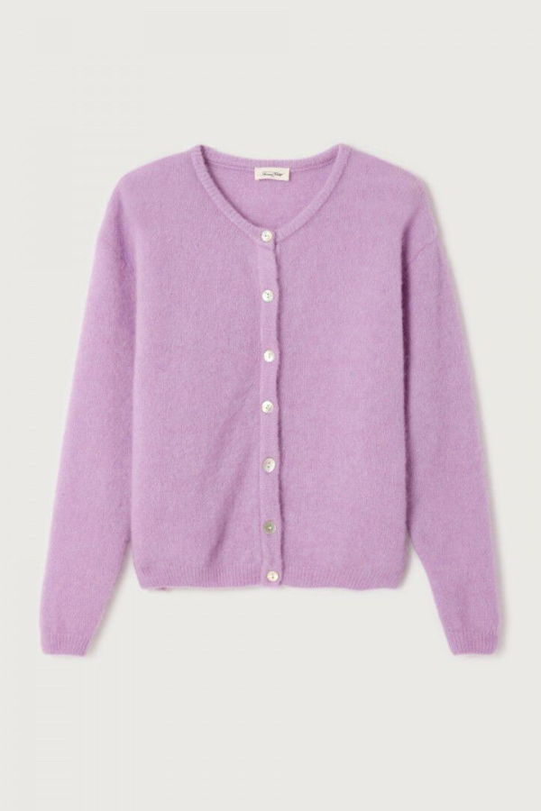 American Vintage Vito Cardigan - Lavender