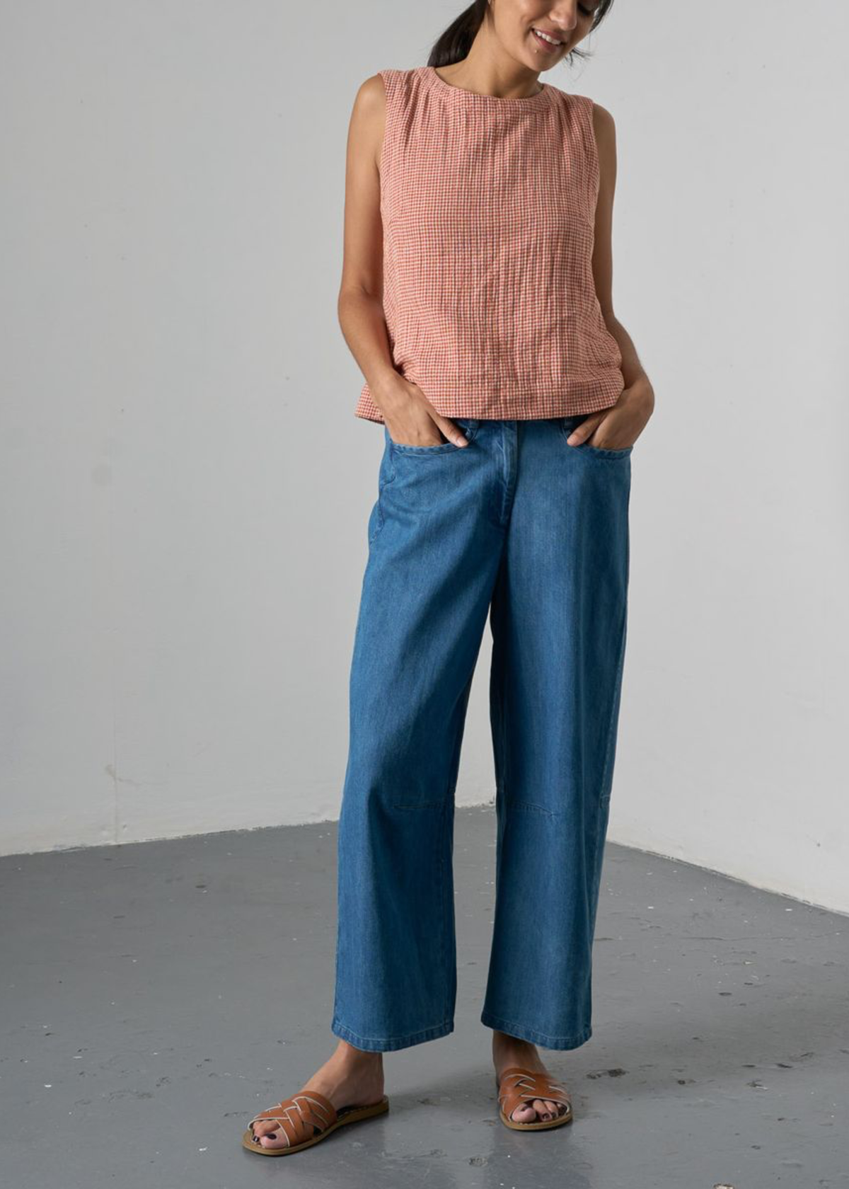 Bibico Alicia Barrel Leg Trousers - Image 5 of 14
