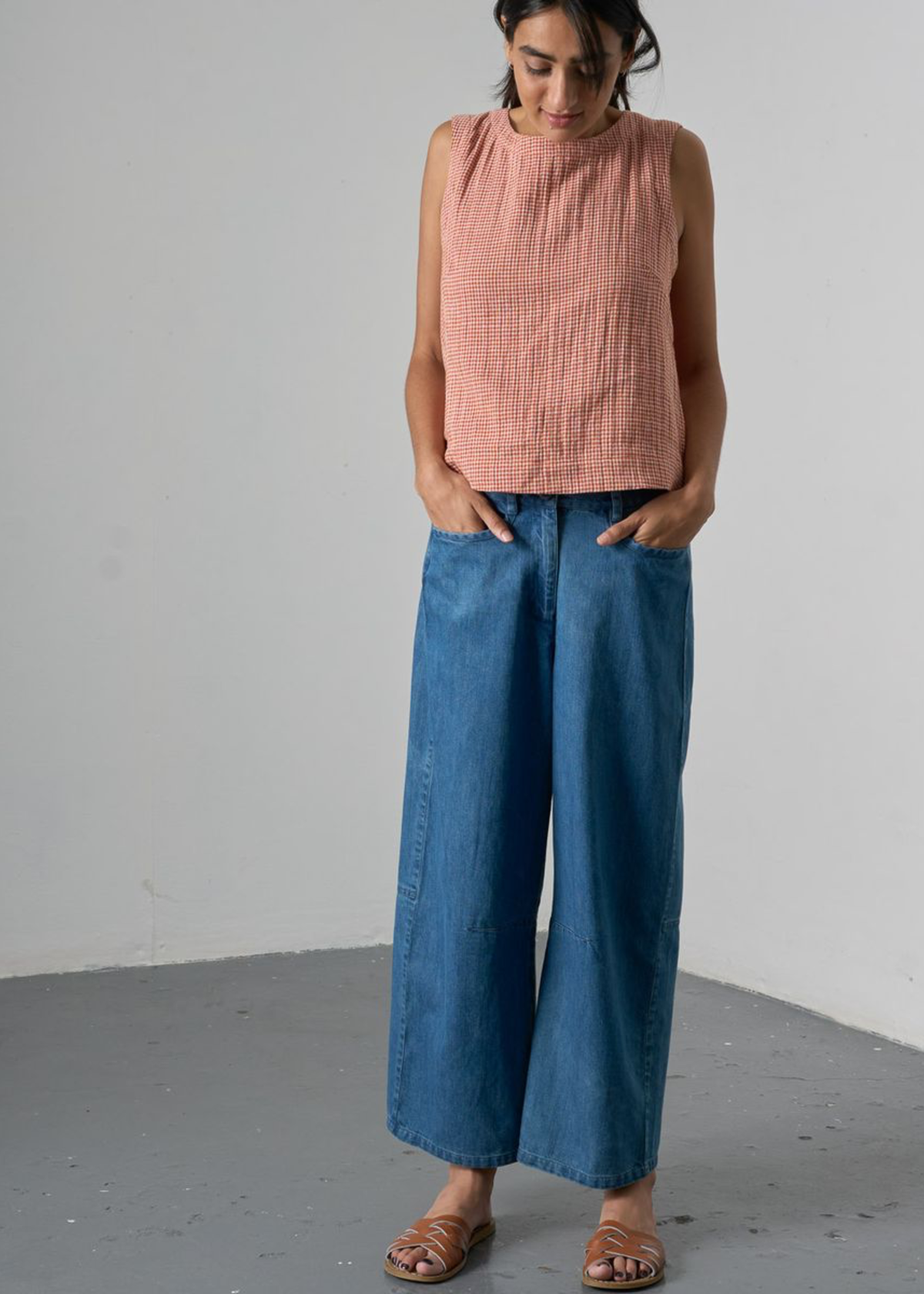 Bibico Alicia Barrel Leg Trousers - Image 6 of 14