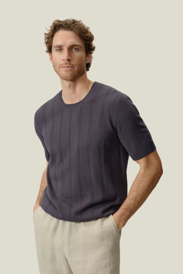 Alex Crane Ash Lolo Drop Needle Sweater Tee