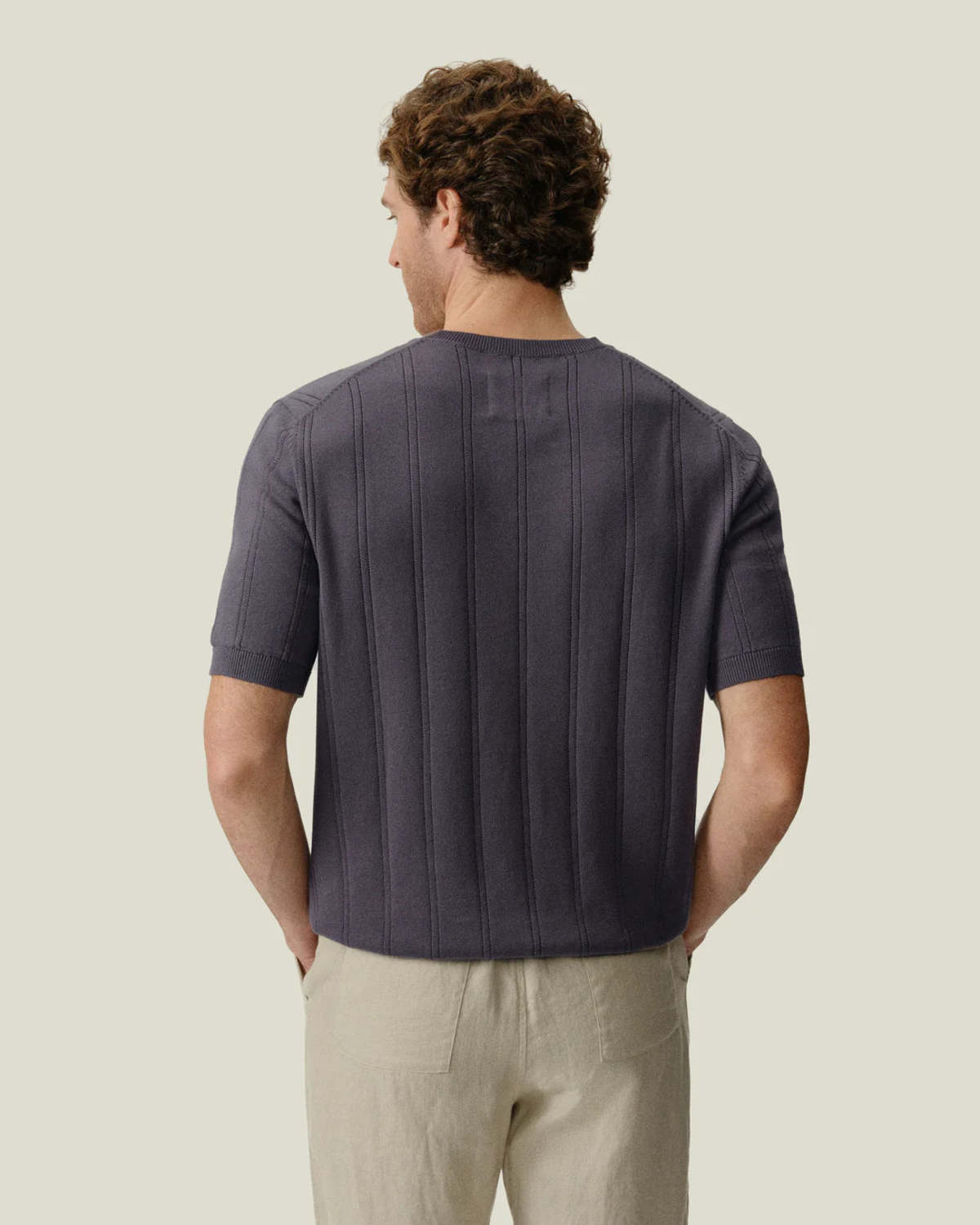 Alex Crane Ash Lolo Drop Needle Sweater Tee - Image 5 of 5