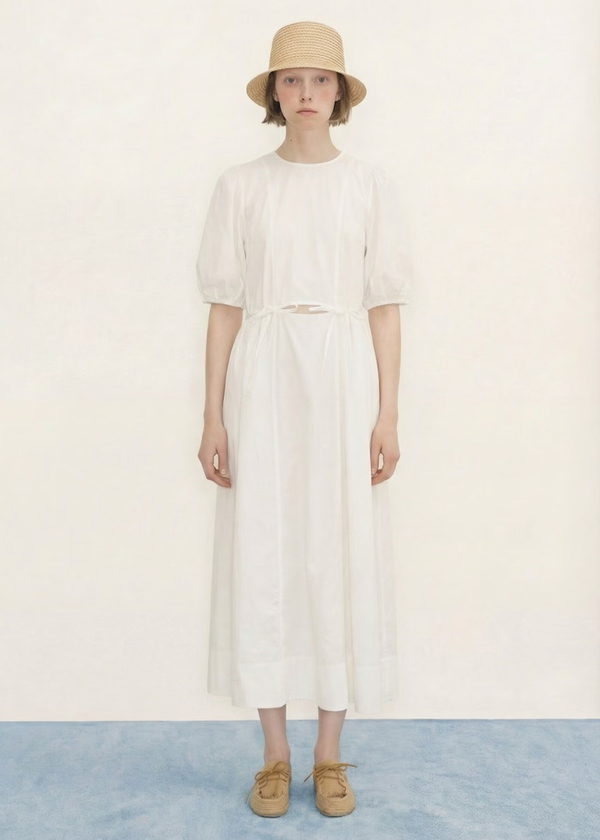 TINY BIG SISTER Puff Sleeve Midi Dress TINY BIG SISTER Puff Sleeve Midi Dress