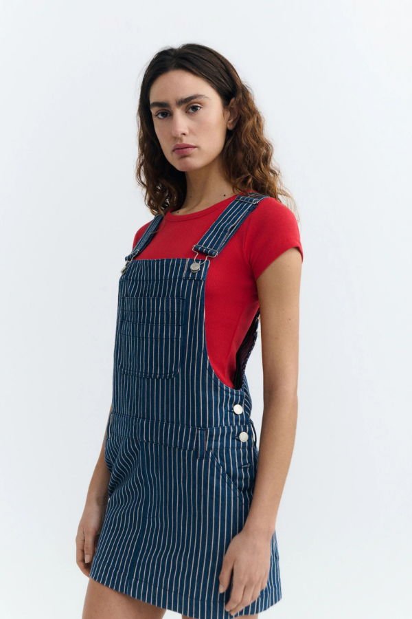 Thinking MU Rafaela Railway Stripes Dress