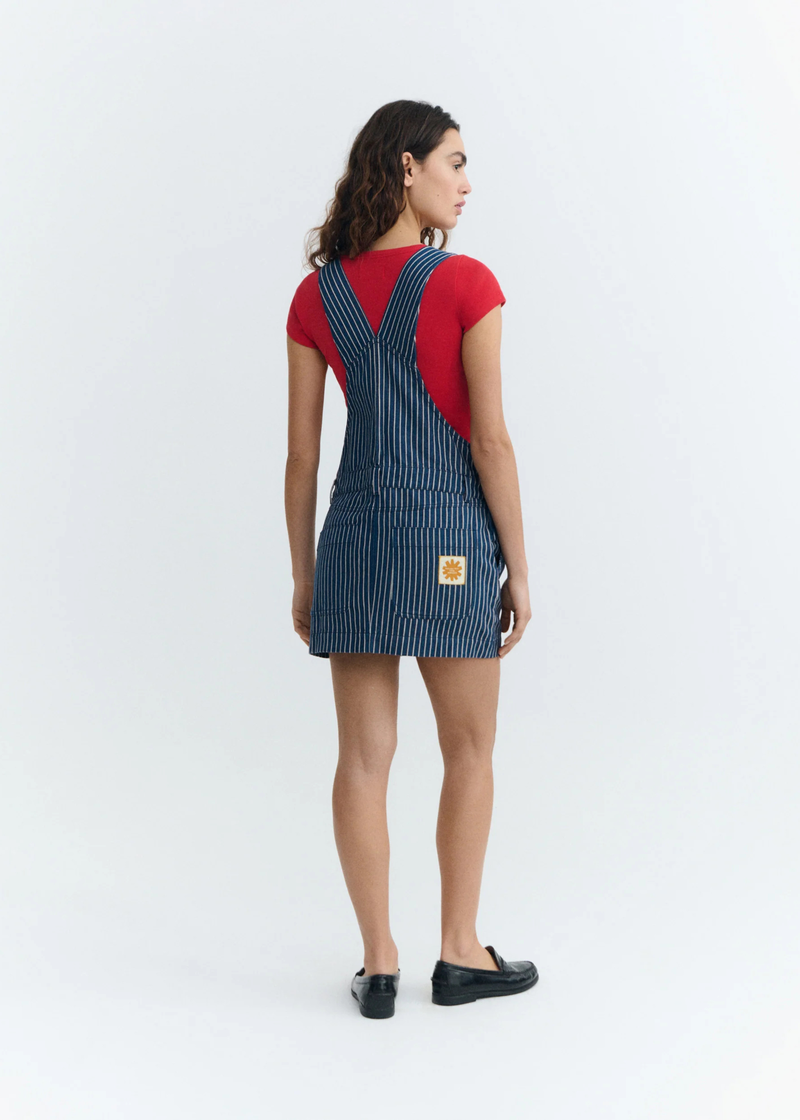Thinking MU Rafaela Railway Stripes Dress
