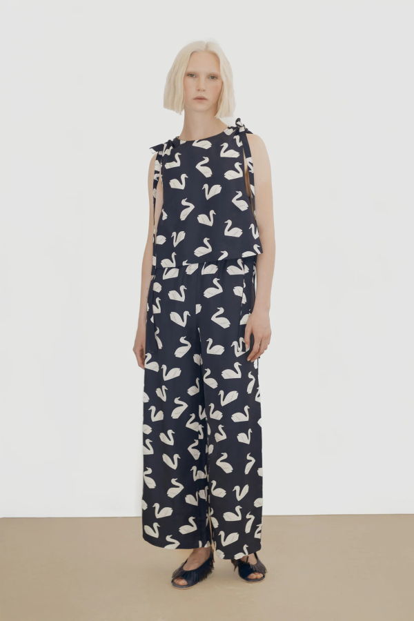 TINY BIG SISTER Swans Top