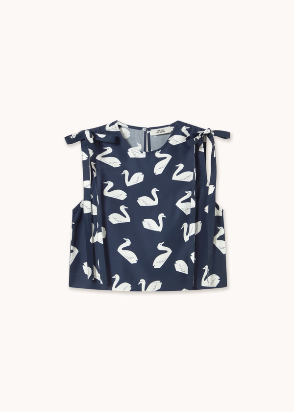 TINY BIG SISTER Swans Top