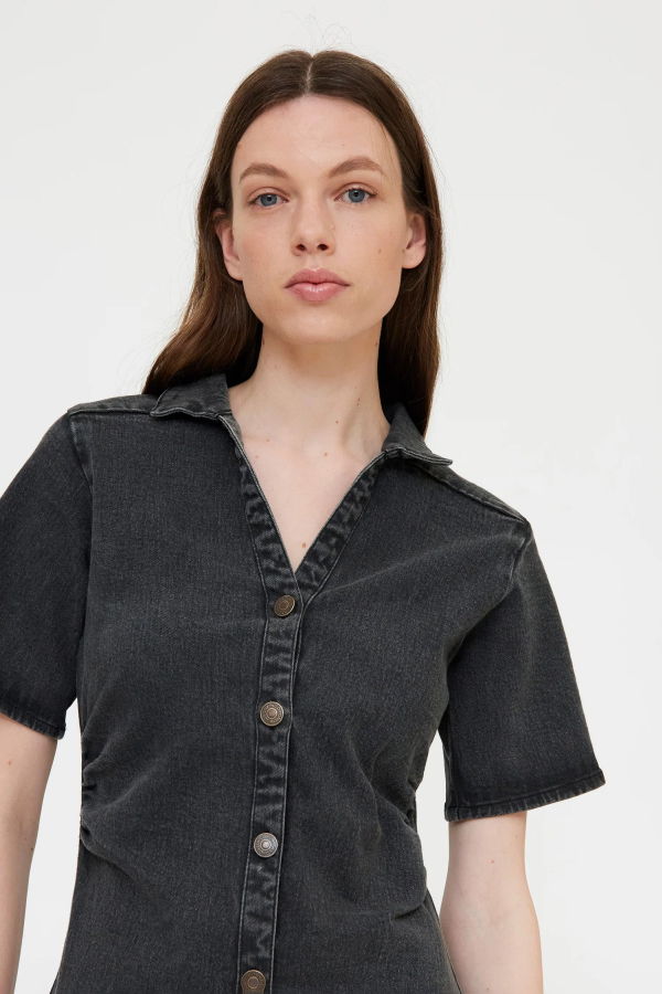 Wild Pony Fitted Denim Dress