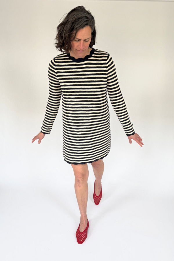 ciao lucia Faro Stripe Knit Dress