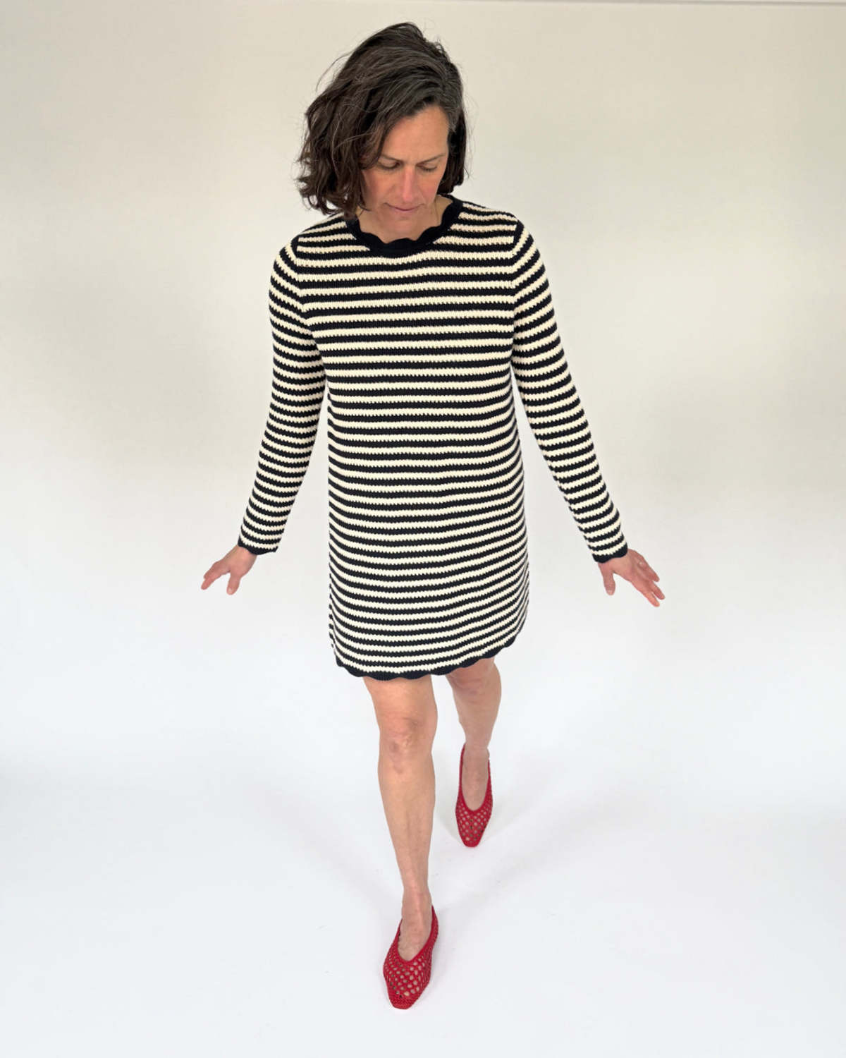 ciao lucia Faro Stripe Knit Dress - Image 1 of 3