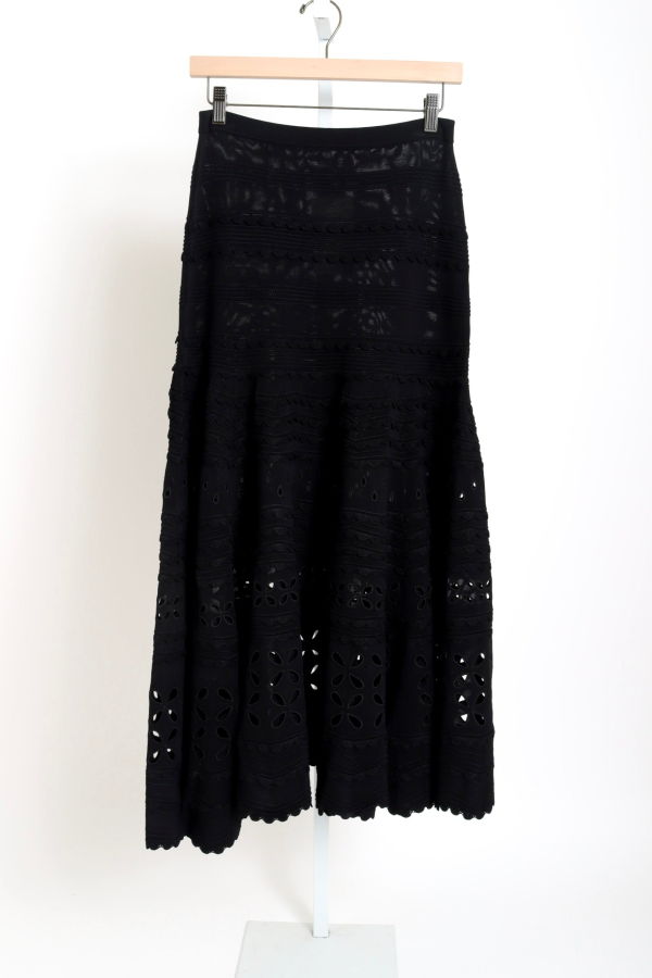 Ulla Johnson Annisa Eyelet Knit Skirt