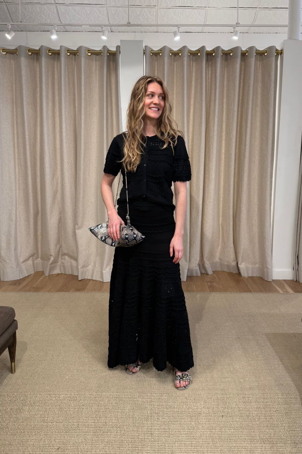 Ulla Johnson Annisa Eyelet Knit Skirt