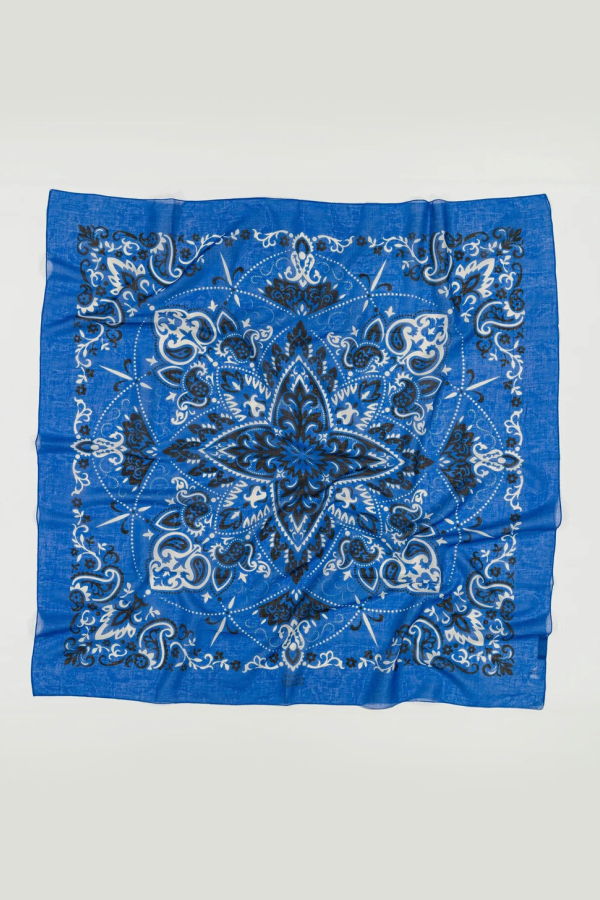 Maison Lecomte Flament Bandana Cotton Scarf