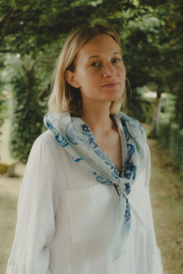 Maison Lecomte Flament Bandana Cotton Scarf Dinard