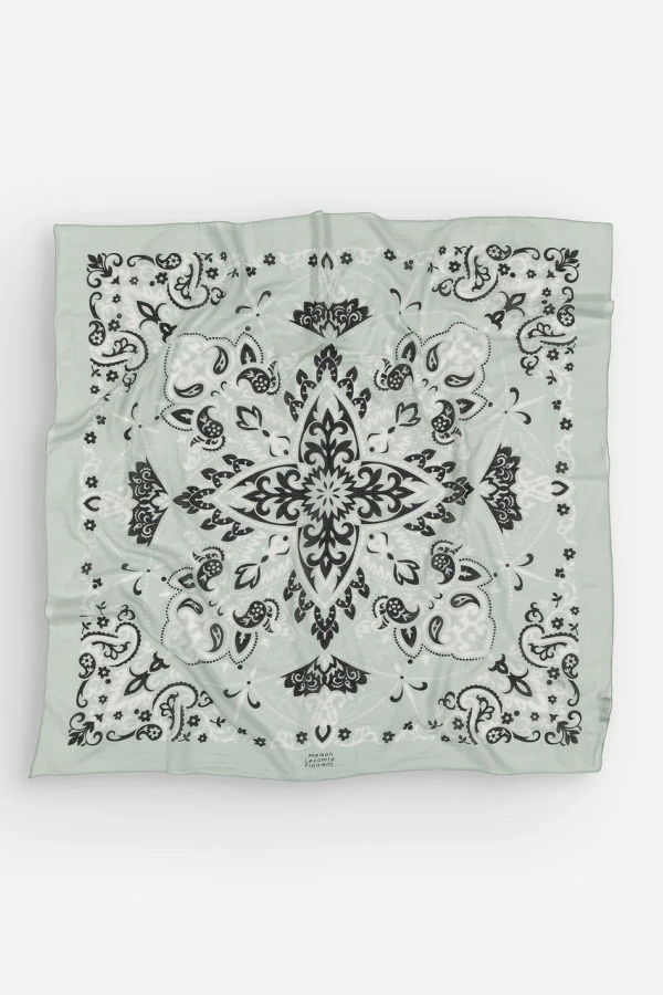 Maison Lecomte Flament Bandana Cotton Scarf