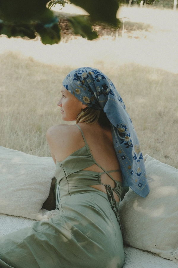 Maison Lecomte Flament Secret Garden Cotton Scarf