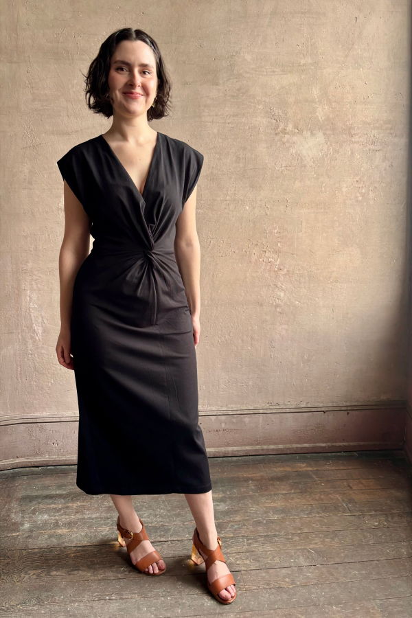 Apiece Apart Margit Twist Front Column Dress