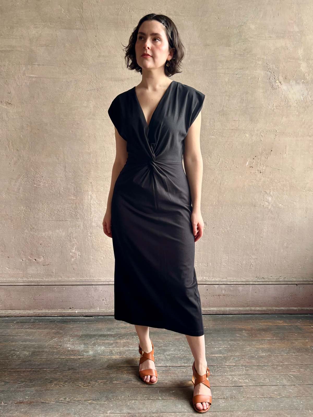 Apiece Apart Margit Twist Front Column Dress - Image 2 of 5